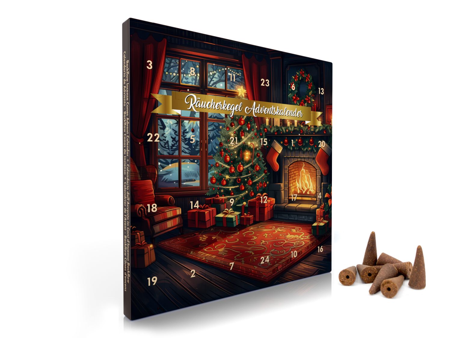 Räucherkegel Adventskalender - Backflow Kegel (LX2362) Räucherkegel Adventskalender - Backflow Kegel (LX2362)