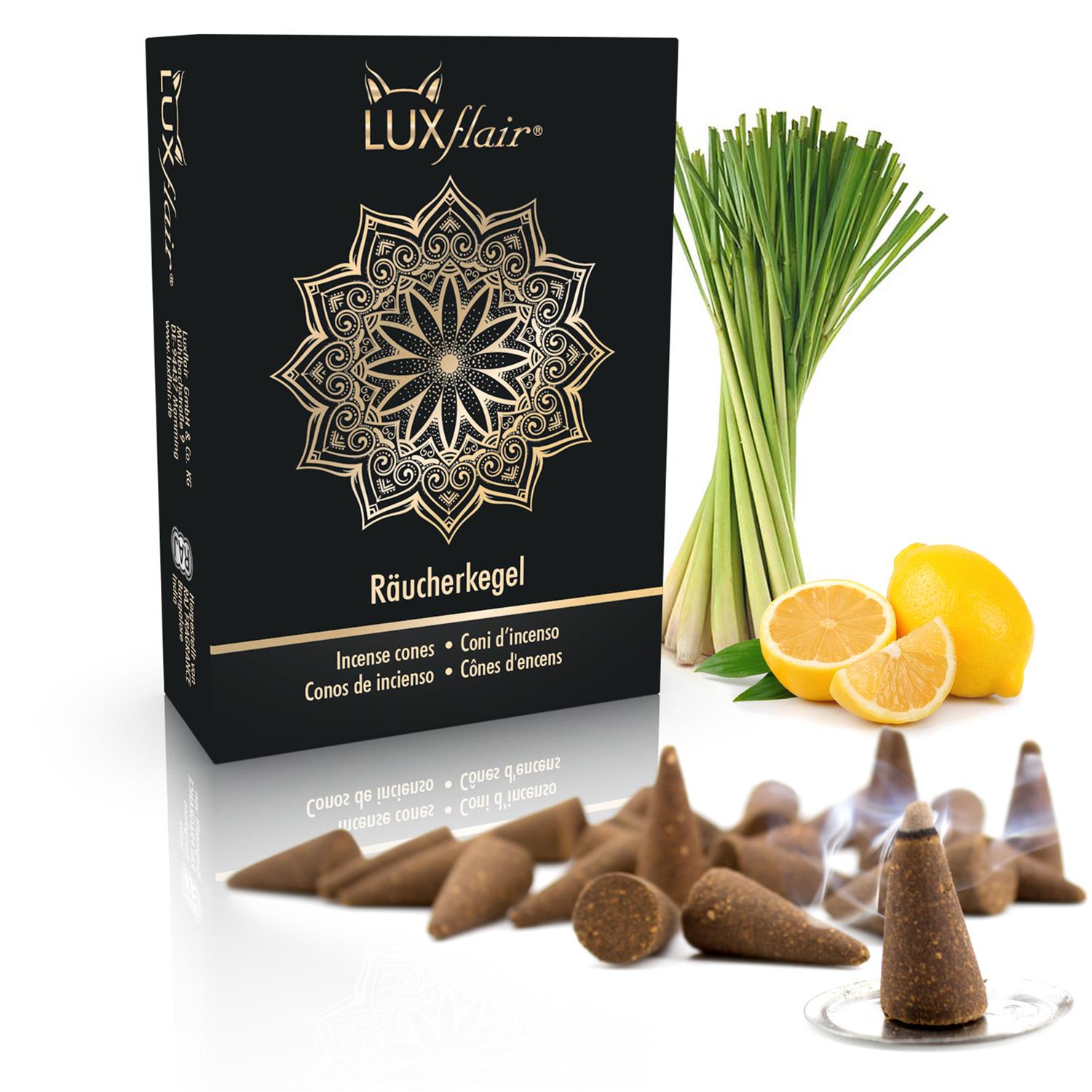 Räucherkegel 25 Stück - Citronella (LX2294) Räucherkegel 25 Stück - Citronella (LX2294)