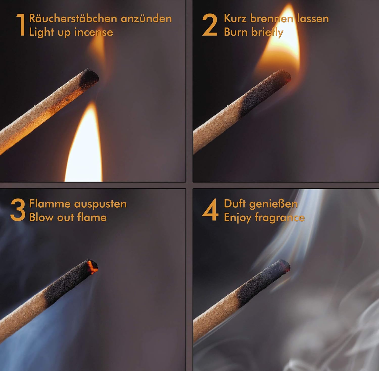 Incense Sticks Honey Set of 10