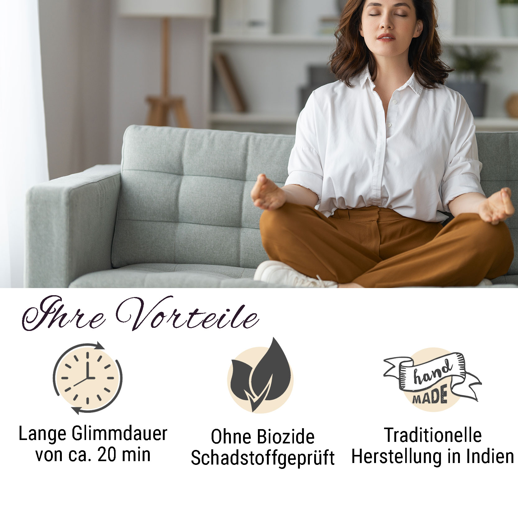 Räucherkegel 25 Stück - Magnolie (LX2338)