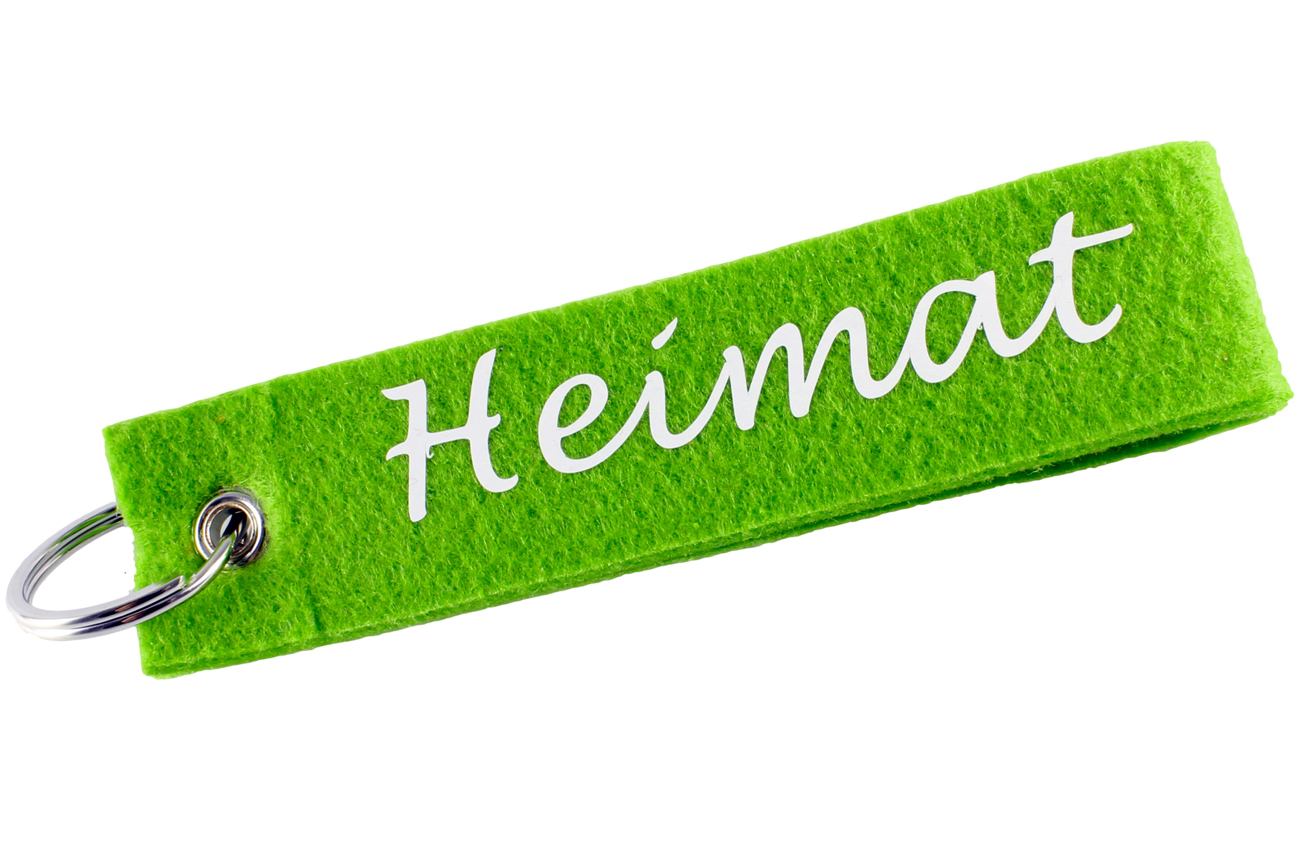 Filz Schlüsselanhänger "Heimat" (LX1525)