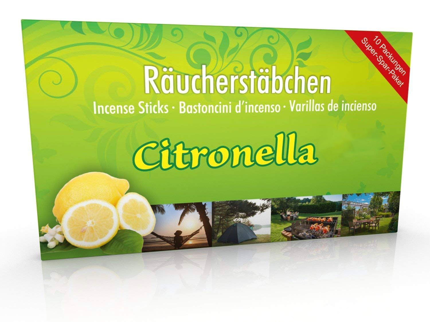 10 Packungen Citronella Räucherstäbchen (LX1951) 10 Packungen Citronella Räucherstäbchen (LX1951)