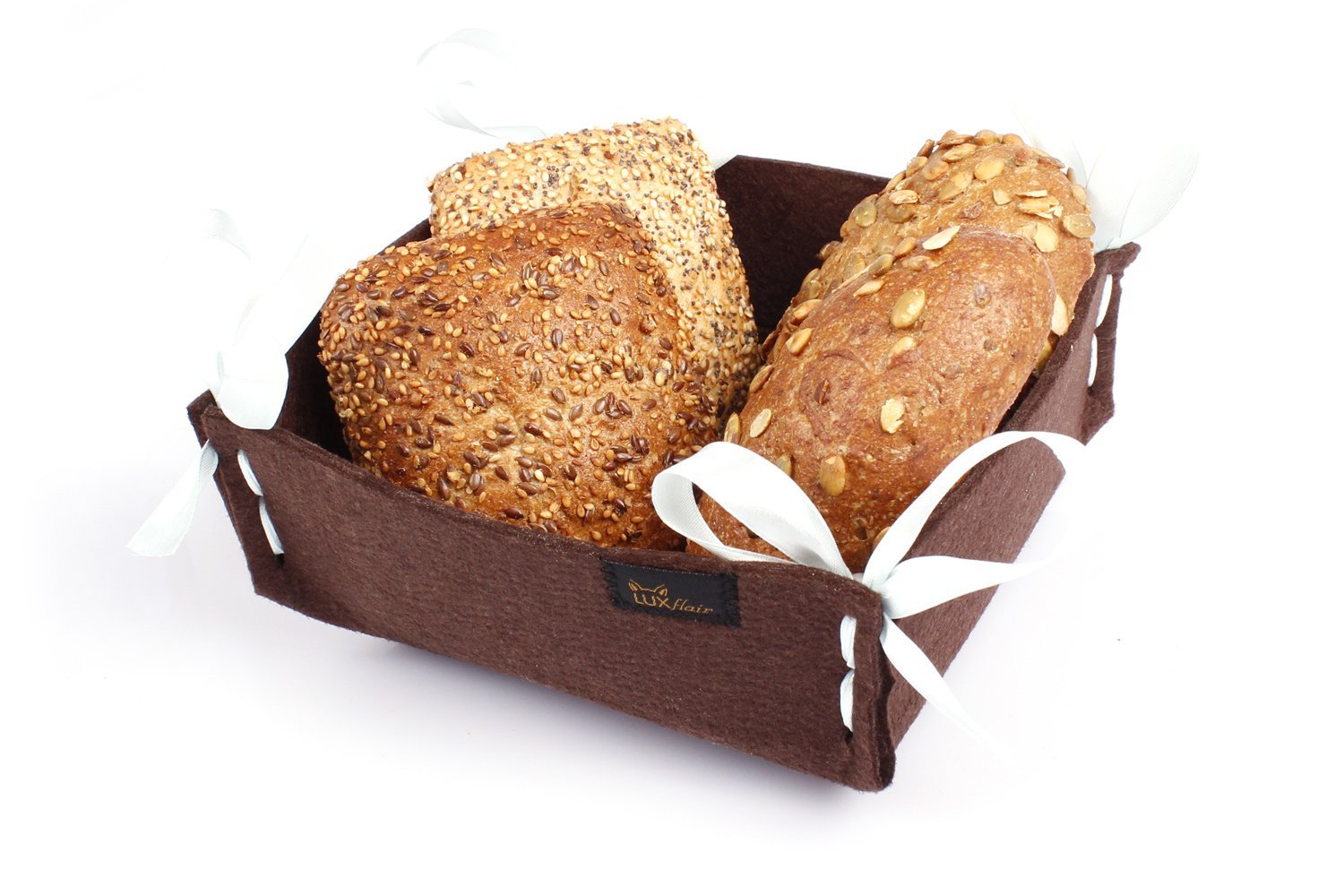 Filz Brotkorb klein braun (LX2067)