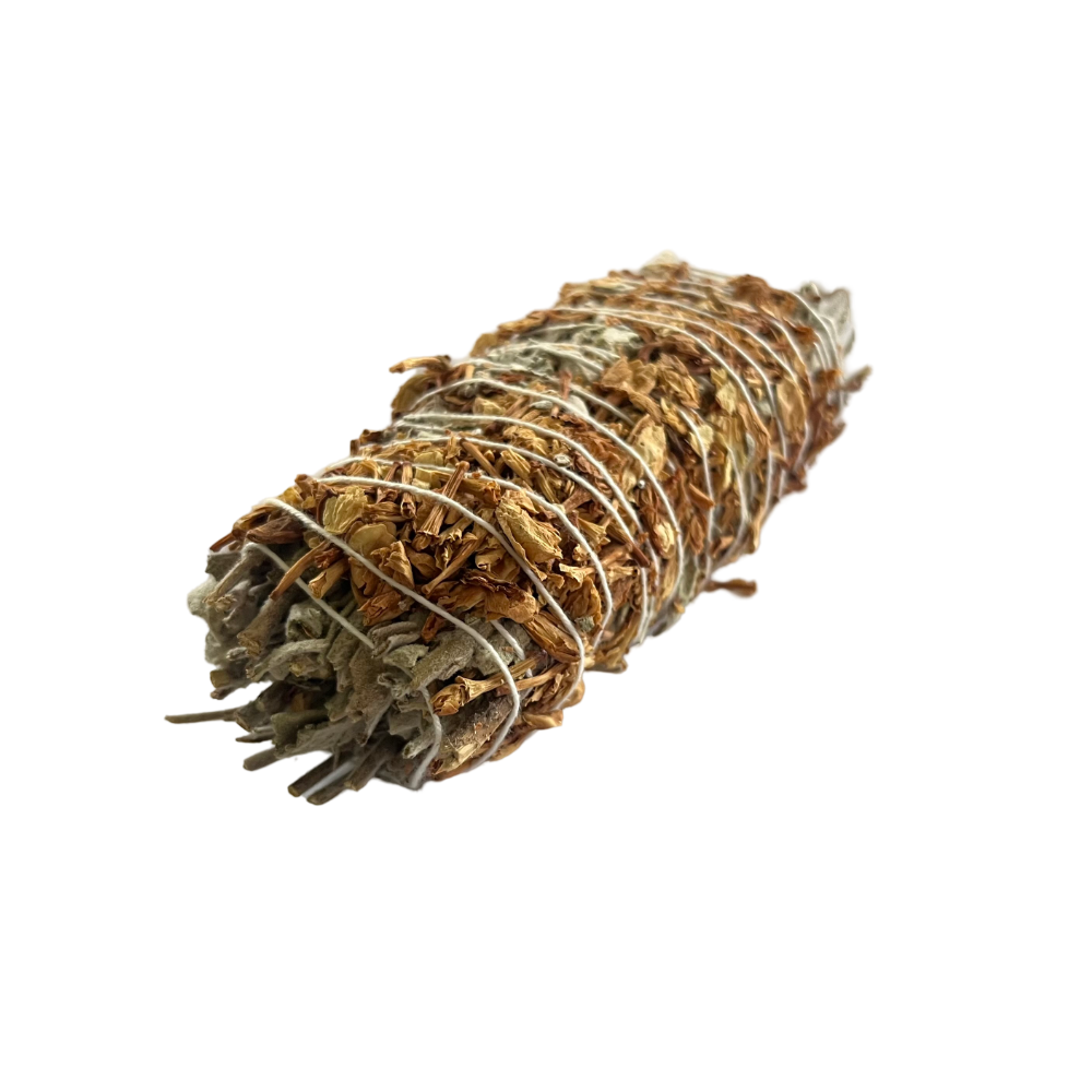 Weißer Salbei 50g Räucherbündel - Smudge Stick Jasmin Weißer Salbei 50g Räucherbündel - Smudge Stick Jasmin