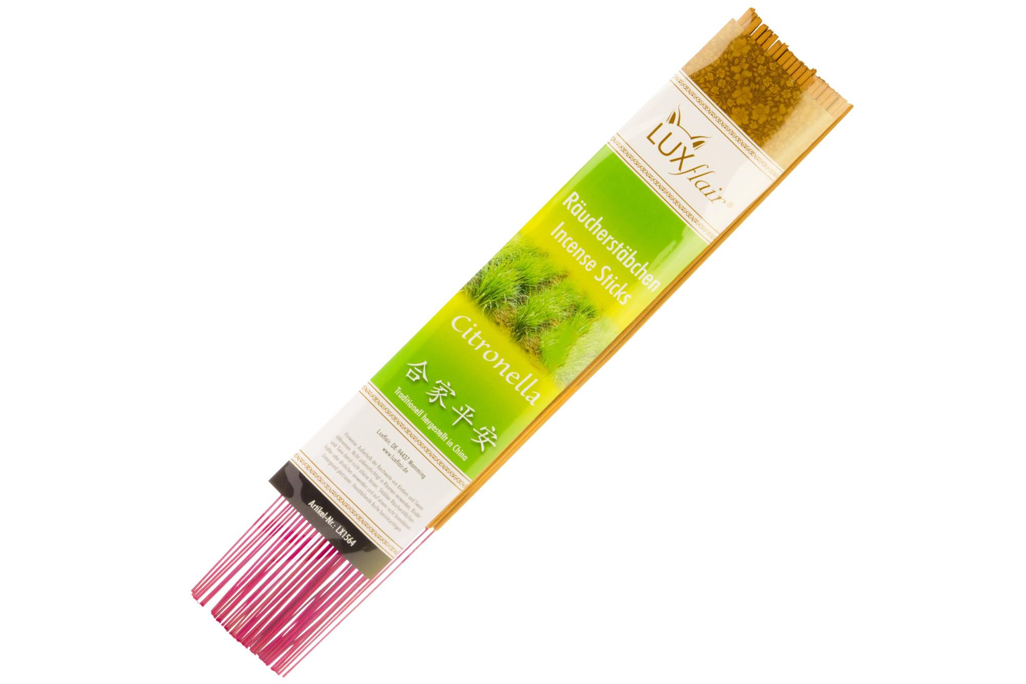 XL Räucherstäbchen Citronella Duft (LX1564) XL Räucherstäbchen Citronella Duft (LX1564)