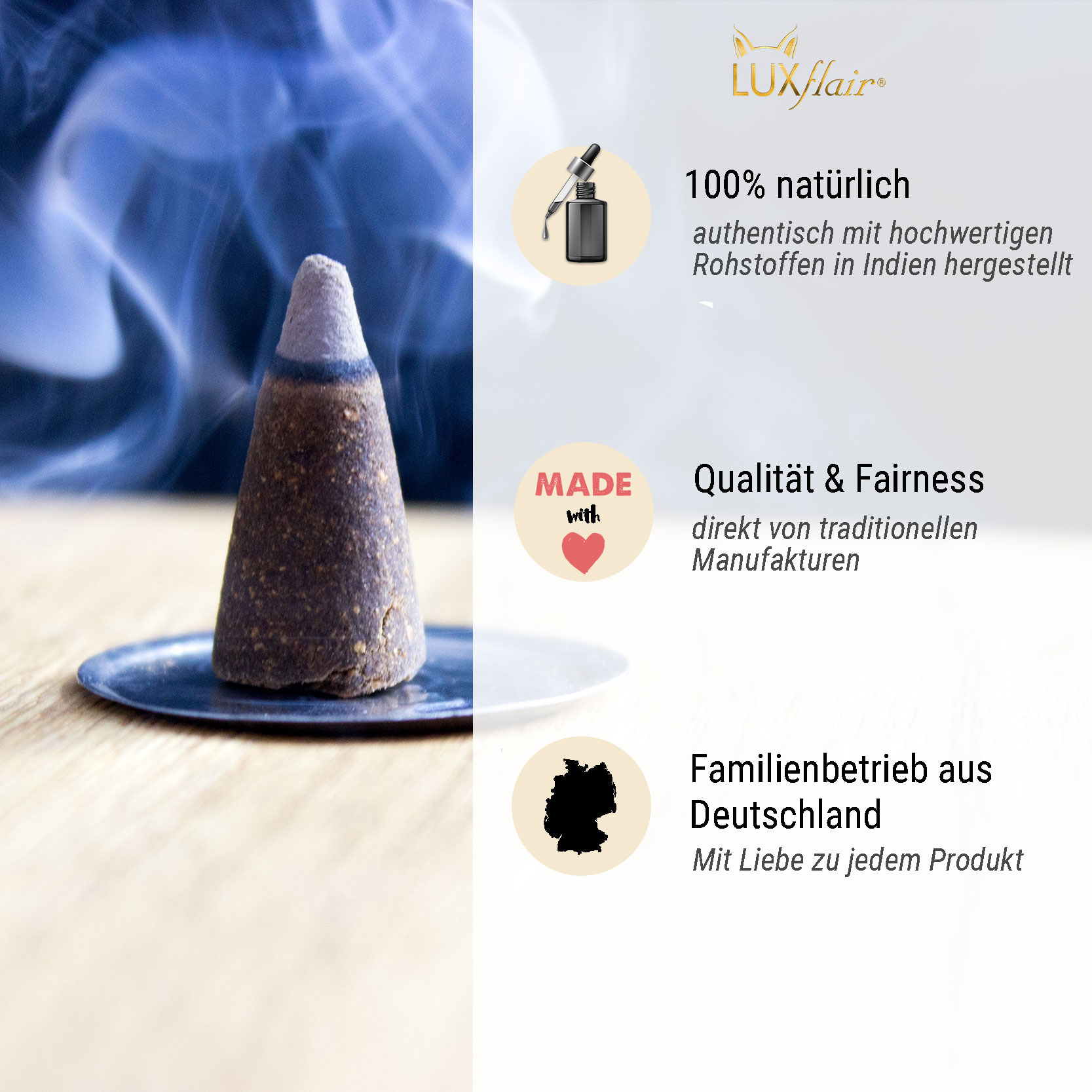 Räucherkegel 25 Stück - Engelsflügel (LX2339)