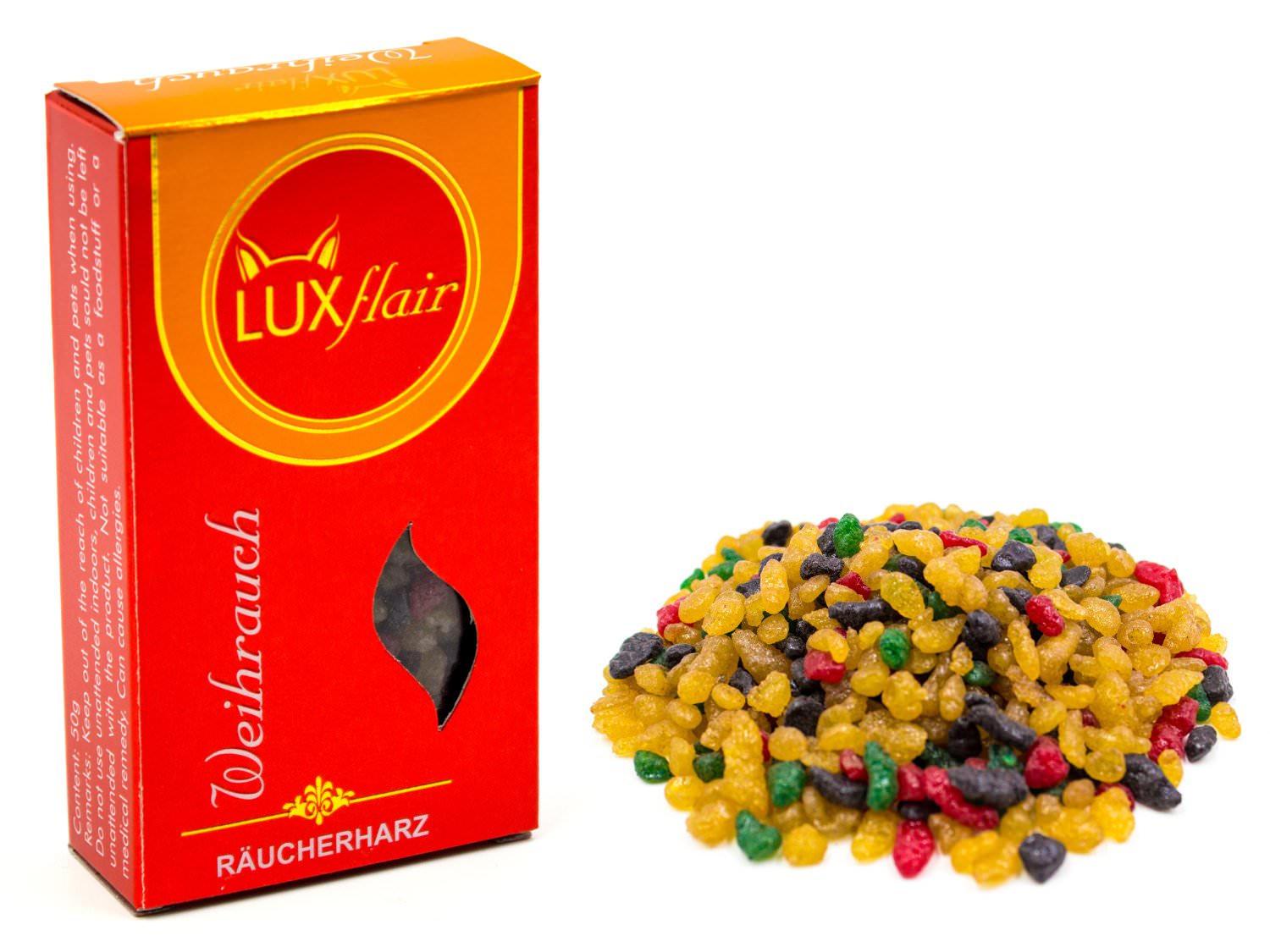 Farbiger Weihrauch-Mix 50g in Premium Qualität (LX1615) Farbiger Weihrauch-Mix 50g in Premium Qualität (LX1615)