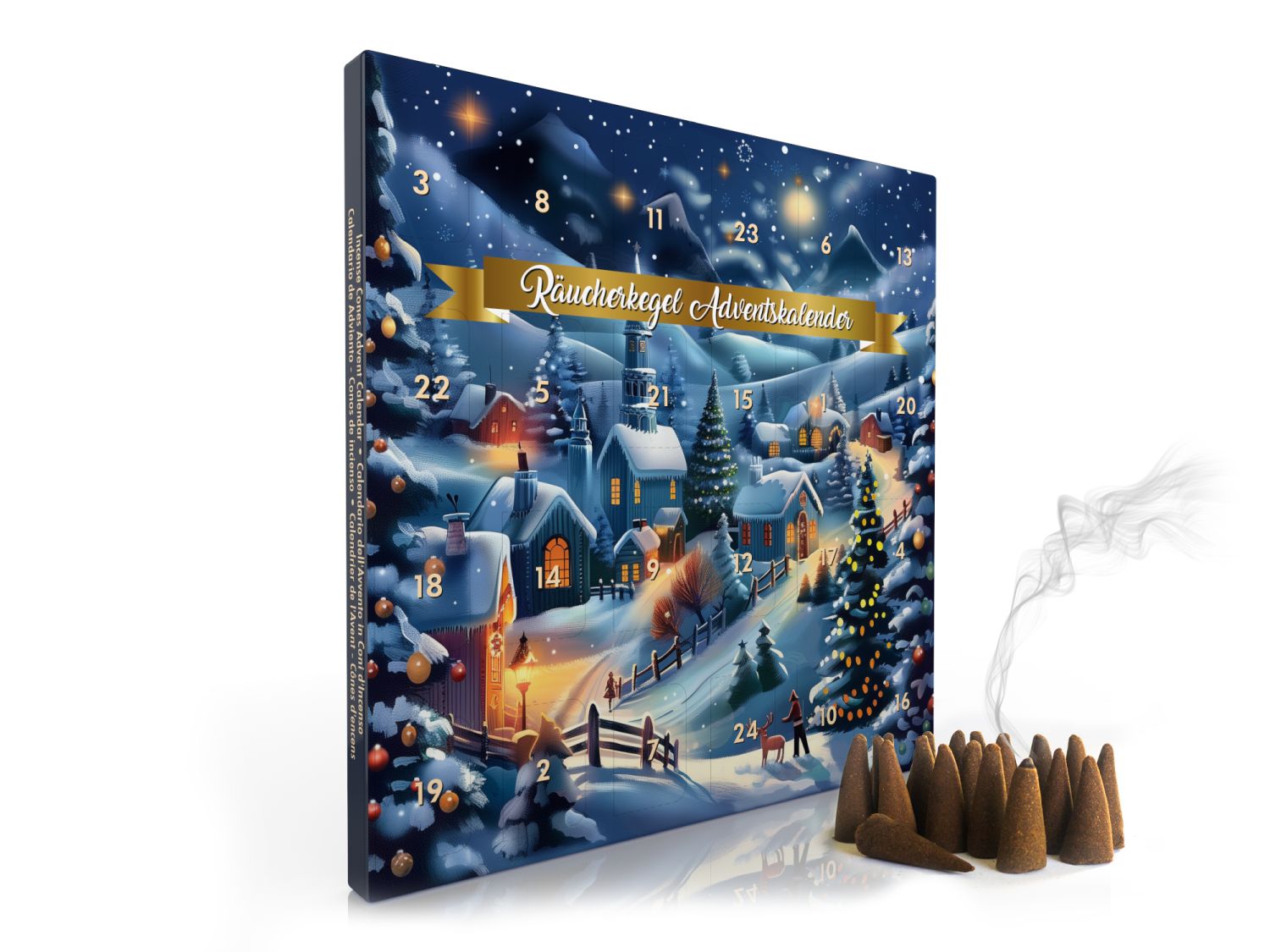 Räucherkegel Adventskalender - Normale Kegel (LX2361) Räucherkegel Adventskalender - Normale Kegel (LX2361)