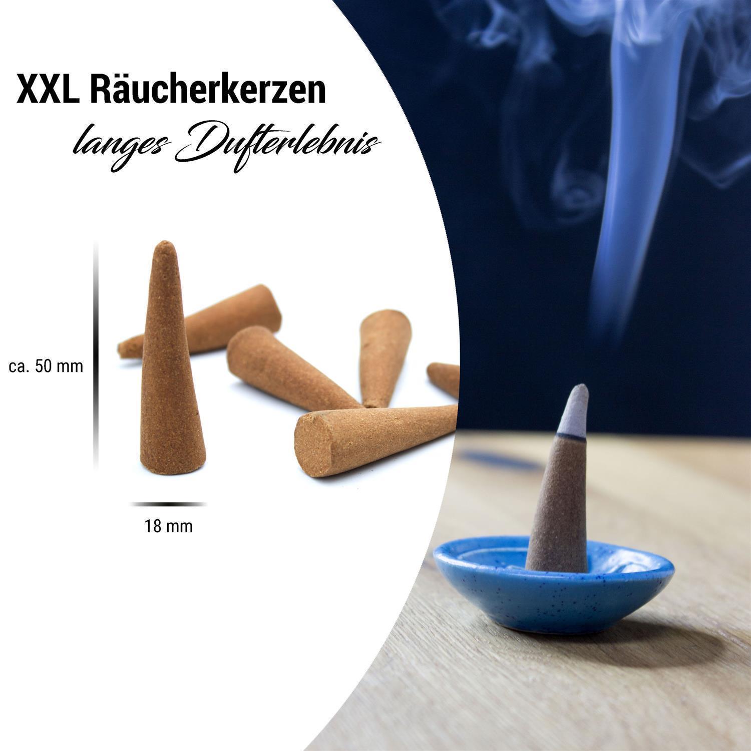 Räucherkegel Set mit 8 natürlichen Düften aus Indien (LX2283)